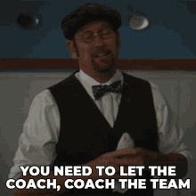 You Need To Let The Coach Coach The Team Locker Room Attendant GIF - You Need To Let The Coach Coach The Team Locker Room Attendant Murdoch Mysteries GIFs