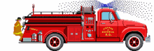 firefighter firetruck