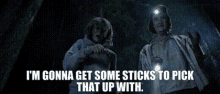 The Package Sarah GIF - The Package Sarah Im Gonna Get Some Sticks To Pick That Up With GIFs