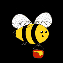 Honey GIF - Bee Honey Fly GIFs