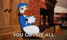 Donald Duck In Love GIF - Donald Duck In Love Heart GIFs