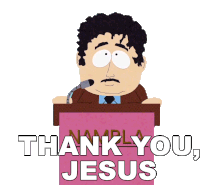 Thank You Jesus South Park Sticker - Thank You Jesus South Park S4e6 Stickers