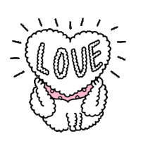 Sparkling Heart Warm Smile Sticker - Sparkling Heart Warm Smile Adore Stickers