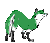 Rainbow Fox Furry Fox Sticker - Rainbow Fox Furry Fox Fox Stickers