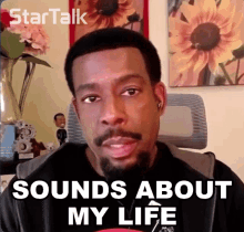 Sounds About My Life Chuck Nice GIF - Sounds About My Life Chuck Nice Startalk GIFs