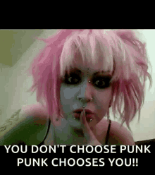 Emo Girl Punk GIF - Emo Girl Punk Punk Chooses You GIFs