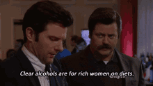 offerman clearalcohols richwomendiets nickofferman ron swanson