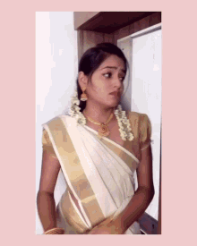Saree Saree Girl GIF - Saree Saree Girl Telugu Girl GIFs