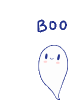 Ghost Cute Sticker - Ghost Cute Boo Stickers