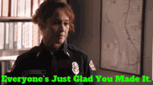Station19 Andy Herrera GIF - Station19 Andy Herrera Everyones Just Glad You Made It GIFs