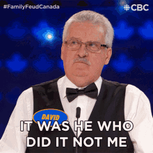 It Was He Who Did It Not Me David GIF - It Was He Who Did It Not Me David Family Feud Canada GIFs