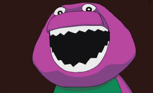 Barney Dinosaur GIF - Barney Dinosaur Laughing GIFs