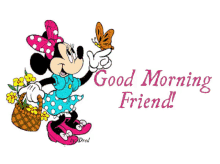 Minnie Mouse Good Morning GIF - Minnie Mouse Good Morning Butterfly GIFs