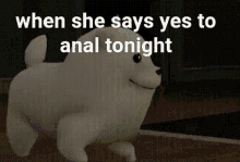 When She Says Yes To Anal Tonight Dog GIF - When She Says Yes To Anal Tonight Dog Dancing GIFs