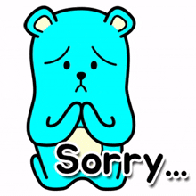 animal cute sorry sad apologize