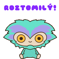 Roztomily Cute Sticker - Roztomily Cute Winking Stickers