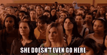 mean girls she doesnt even go here