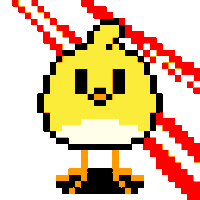 Pixel Bird Sticker - Pixel Bird Disco Stickers