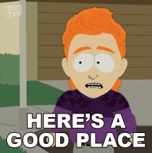 Heres A Good Place Ryan GIF - Heres A Good Place Ryan South Park GIFs