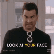 David Rose Schitts Creek GIF - David Rose Schitts Creek Look At Your Face GIFs