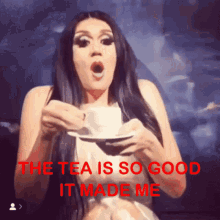 The Tea Is So Good Made Me Cum GIF - The Tea Is So Good Made Me Cum Tea GIFs
