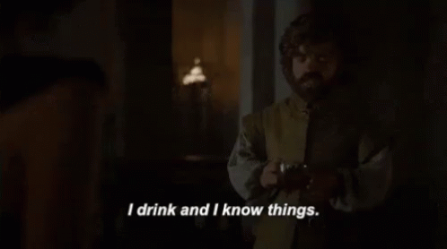That's What I Do I Drink And I Now Things Turnbeutel Game Of Thrones Lannister 
