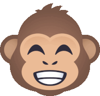 Smiling Monkey Joypixels Sticker - Smiling Monkey Monkey Joypixels Stickers