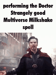 Doctor Strange GIF - Doctor Strange Milkshake GIFs
