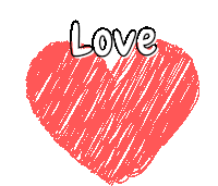 Love N Hugs Heart Sticker - Love N Hugs Love Heart Stickers