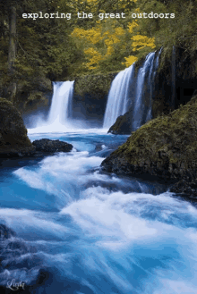 Exploring The Great Outdoors GIF - Great Outdoors Nature Waterfall GIFs