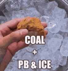 coal crystal gullible peanut butter science