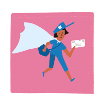Postal Worker Post Office Sticker - Postal Worker Post Office Mail Man Stickers
