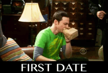 First Date GIF - Sheldon Nervous First Date GIFs