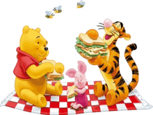 disney pooh piglet tigger picnic disney pooh piglet tigger picnic