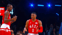 all star russell west brook russell and kd russell westbrook