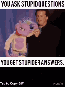 Jeff Dunham You Ask Stupid Questions GIF - Jeff Dunham You Ask Stupid Questions You Get Stupid Answers GIFs