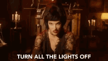 Turn All The Lights Off Halestorm GIF - Turn All The Lights Off Lights Off Halestorm GIFs