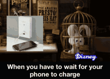 truth pixar presto phone charging impatient