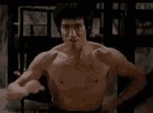Bruce Lee Nunchaku GIF - Bruce Lee Nunchaku Martial Arts GIFs