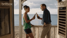 Death In Paradise Britbox GIF - Death In Paradise Britbox Cheers GIFs
