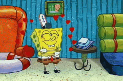 Spongebob Love GIF - Spongebob Love Self Hug GIFs