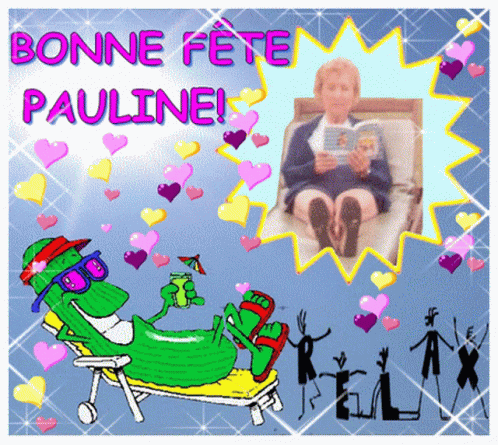 Pauline Paulone Name Gif Pauline Paulone Name Bonne Fete Discover Share Gifs