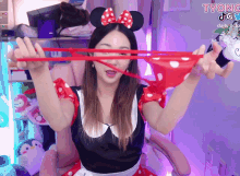 tyongeee minniemouse cosplay first_thong chat