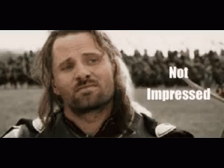 Lotr Not Impressed GIF - Lotr Not Impressed - Discover ...