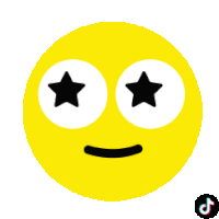 Starry Eyed Tiktok Sticker - Starry Eyed Tiktok Star Eyes Stickers