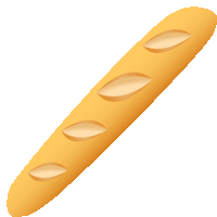 Baguette Bread Food Sticker - Baguette Bread Food Joypixels Stickers