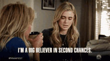 Im A Big Believer In Second Chances Michaela Stone GIF - Im A Big Believer In Second Chances Michaela Stone Melissa Roxburgh GIFs