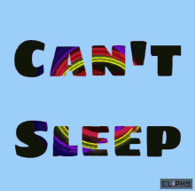 Team No Sleep Cant Sleep GIF - Team No Sleep Cant Sleep Blue Background GIFs