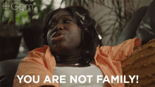 You Are Not Family Youre Not One Of Us GIF - You Are Not Family Youre Not One Of Us You Cant Sit With Us GIFs