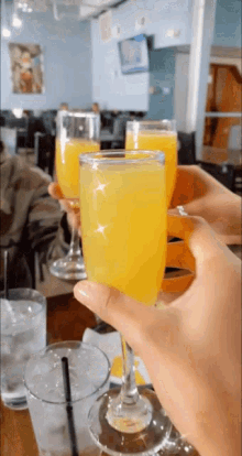 Cheers Mimosa GIF - Cheers Mimosa Morning GIFs